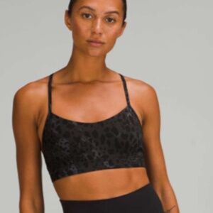 Lululemon Flow Y Nulu Bra Cheetah Camo